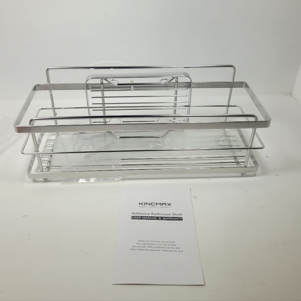Kincmax Silver Bathroom, Soap Shelf
